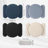 Goktvai 4pcs 1) Magnetic Holder Case for Airtag, Soft Silicone Protective Cover Hider Hidden Magnet Mount Cover
