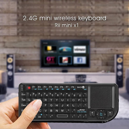 2.4G Pocket Mini Keyboard - Mini USB Keyboard with Touchpad Mouse for Windows 2000/XP/Vista/7/OS 10.x