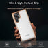 TOCOL Translucent Matte Hard Back Case for Samsung Galaxy S22 Ultra, Military Grade Shockproof, Slim Fit (Rose Gold)