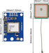 AITRIP 2PCS GY-NEO6MV2 NEO-6M 3V-5V 2.5 GPS Flight Controller Module with Super Strong Ceramic Antenna EEPROM APM