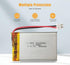 KBT 3.7V 500mAh Li-Polymer Battery, 303450 Rechargeable Li-ion Batteries Replacement for Dash Camera, 2pack