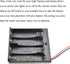 HAHIYO 6V AA Battery Holder Bundle with Wire, Sturdy Cover, Flexible Springs, Built-in Switch, 3 Pieces for Wall
