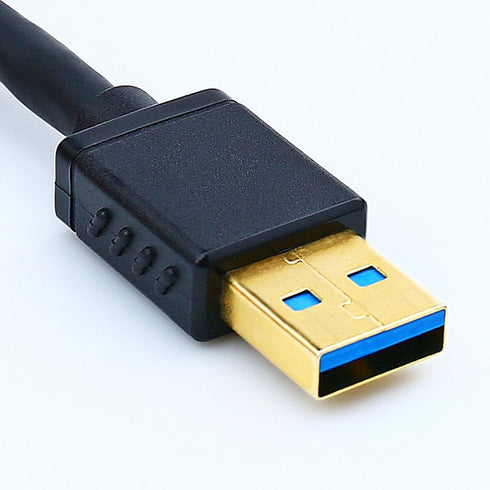DTECH USB 3.0 Extension Cable, 10ft Type A Male to Female Adapter with Gold Plated Connector, Black, 10 Feet
