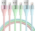 MenoSupp 3-Pack 10FT iPhone Charger - Apple MFi Certified Fast Charging Lightning Cable for iPhone 13, 12, 11 Pro Max &
