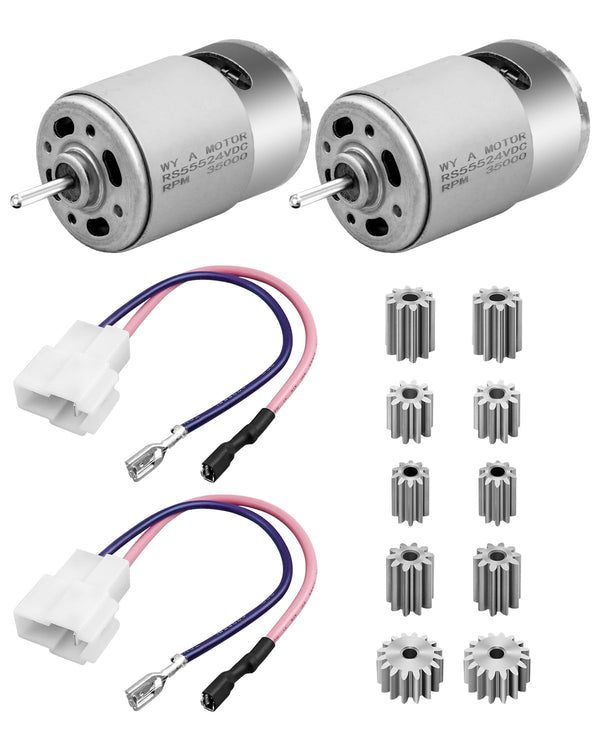 WUMZIJ 2 Pcs 18V 24V RS555 35000RPM Electric Motor Drive Engine for Power