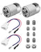 WUMZIJ 2 Pcs 18V 24V RS555 35000RPM Electric Motor Drive Engine for Power