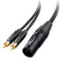 Cable Matters Dual RCA to XLR Stereo Audio Splitter Cable - 10 ft / 3m in Black