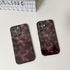 XQAGU 16 Cute Phone Case for iPhone Case Amber Leopard Full Camera Protective Slim Shockproof Aesthetic-Brown Amber