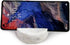 Luxurious Marble Cell Phone Stand Holder for Desk, Countertop, Table, Nightstand - Heavy Solid Real Stone Mobile Phone