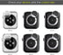 KADES Bling Protective Case for Apple Watch 38mm with Built-in Screen Protector for iWatch Series 3 2 1 (Black)