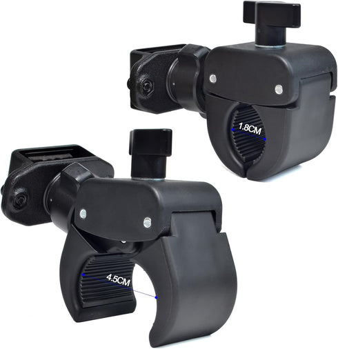 UAYESOK Bicycle/Motorcycle Walkie-Talkie Handlebar Mount, Vehicle Grab Rail Clamp Radio Holder for HT, Scanner, Speaker