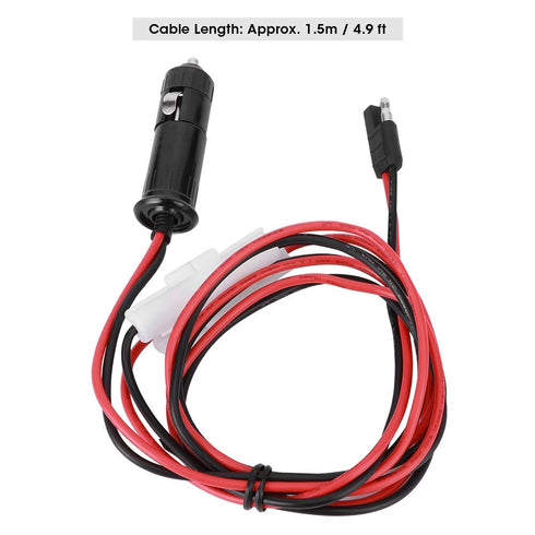 Dioche Cigarette Lighter Adapter - 12V DC Car Radio Power Cable for Motorola GM3188/GM3688/GM1280