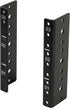 3U Vertical Server Rack Rail Pair Kit, DIY Rack Rails Kit, 12-24 Screws x48 Included to Mount Equipment 2U-20U
