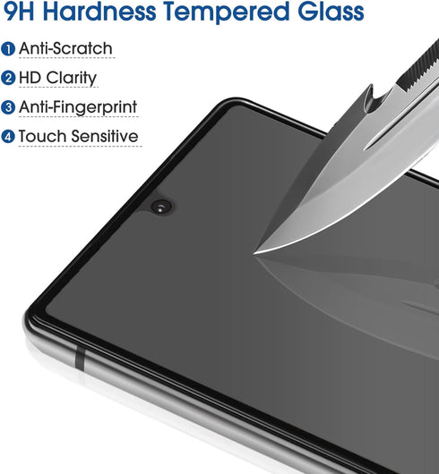 amFilm Screen Protector for Google Pixel 6, 0.26mm Thickness HD Clear, Anti-Scratch Tempered Glass, 3 Pack