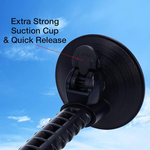 Cummins Windshield Phone Mount CMNWSPH, Suction Cup Phone Holder for Car or Truck Window or Dash, Universal Fit, Black