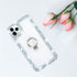 Bonitec 3D Glitter Sparkle Bling Case with Metal Finger Ring for iPhone 12 Pro Max, Luxury Shiny Crystal Cover