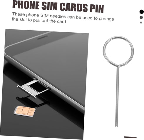300pcs Set Sim Card Ejector Tool for Smartphones - Easy Tray Opening Accessories