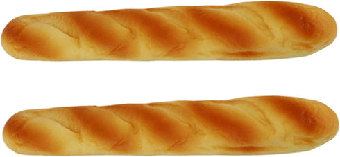 Xoeryoy 2PCS Bread, PU Realistic Long Artificial Bread, 13.8x2.4in Bake for Display, Photography