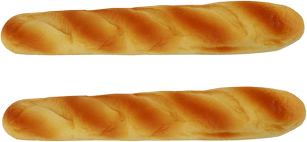 Xoeryoy 2PCS Bread, PU Realistic Long Artificial Bread, 13.8x2.4in Bake for Display, Photography