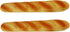 Xoeryoy 2PCS Bread, PU Realistic Long Artificial Bread, 13.8x2.4in Bake for Display, Photography