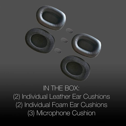 Global Teck Cushions Blue Parrot B450 IP54 Truck Driver Bluetooth Headset Replacement Kit, 7pcs Cushion Kit #GTW