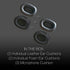 Global Teck Cushions Blue Parrot B450 IP54 Truck Driver Bluetooth Headset Replacement Kit, 7pcs Cushion Kit #GTW