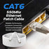 Cables Direct Online Cat6 20FT Network Ethernet Patch Cable, 550Mhz, Compatible with PC, Laptop, Router, White