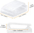 Cable Tidy Management Self Adhesive Cable Clips, 100 Pack Clamps for Fixing LED Light Clips (10mm Wide Strip)