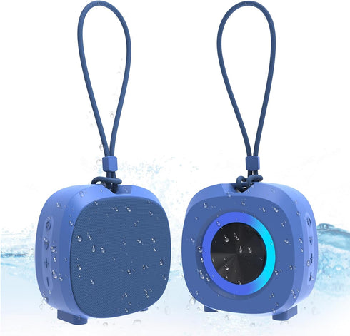 WUIUHOU Portable Bluetooth Speakers, RGB Lights TWS SpeakersWireless IPX5 Waterproof Mini Speaker with