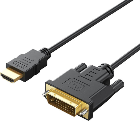 UV-CABLE 5-Pack, 6 1080P (5, HDMI to DVI Cable Ft Bidirectional DVI-D to HDMI Male to Male High Speed Adapter Cable