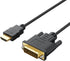UV-CABLE 5-Pack, 6 1080P (5, HDMI to DVI Cable Ft Bidirectional DVI-D to HDMI Male to Male High Speed Adapter Cable