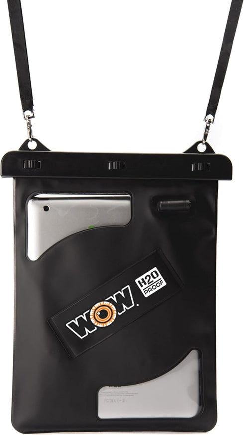WOW Sports Waterproof Tablet Pouch – 9X12 Inch Snowproof, Dustproof, Sandproof, and Waterproof Tablet Case