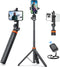 eucos 62" Phone Tripod, Tripod for iPhone & Selfie Stick with Remote, Extendable