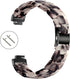 Wongeto Compatible with Fitbit Inspire 2 & Inspire/Inspire HR Bands for Women, Resin Wristband Strap (Flower Grey)