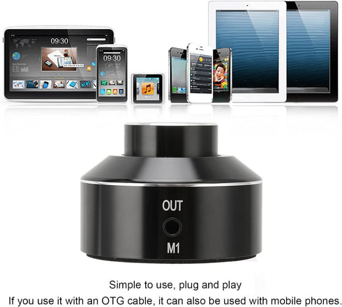 Mini Active Volume Control Knob for Speaker Audio Adjuster, 3.5mm Volume Control for Videos, Weddings, Celebrations