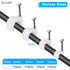 Cable Wire Clips for Cable Management - RG6 RG59 CAT5 CAT6 Electrical Wire Tie Holder (Pack of 400)