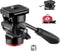NEEWER Tripod Fluid Head Pan Tilt Head with Quick Release Plate - Metal Camera Tripod Head for Compact Video Cameras