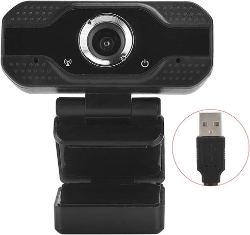 Serounder 1080P 30FPS Webcam, FHD USB Computer Camera with Built-in Microphone and Noise Reduction for Video
