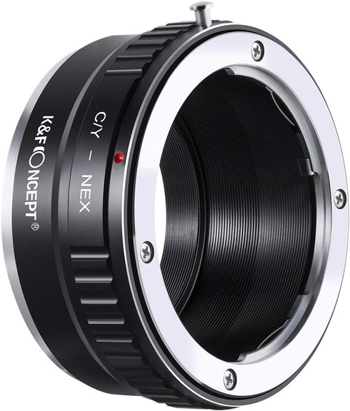 K&F Concept Lens Mount Adapter for Contax/Yashica (C/Y) Lens to Sony Alpha NEX E-Mount Camera