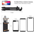 PHOPIK 55" 360 x5 Phone Tripod, Aluminum Extendable Tripod Stand with Shutter, Carrying Bag, Compatible