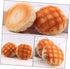 2pcs Set PU Fake Pineapple Bread Simulated Bread Props for Bakery Decor Chic Photo Prop for Kitchen and Shop