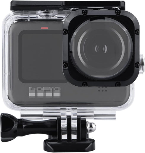 Diving Fish Eye Wide Angle Lens Waterproof Housing for GoPro Hero 10 9, Underwater 40m Case Cover