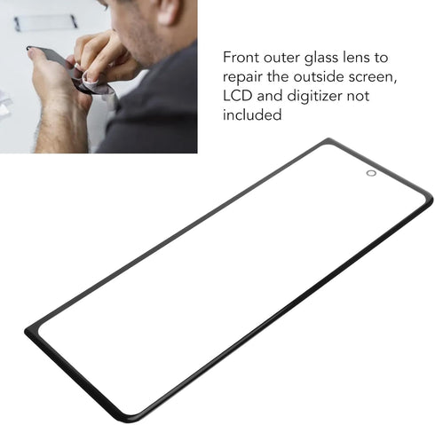 Screen Replacement Repair Kit for Galaxy Z Fold 3 5G F926, Front Outer Lens Glass with OCA Adhesive, Full Tool Kit