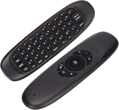 Air Mouse, 2.4GHz Keyboard with USB Receiver and Cable, Universal TV Remote for PC TV, Plug and Play