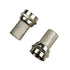 RG6 F Type Twist-On Screw Coaxial Cable Connector Adapter Plug (20 Pack)