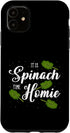 Spinach Vegetable Lover Apparel iPhone 11 Spinach Lover Vegetable Vegan Gardener Vegetarian Farmer Case