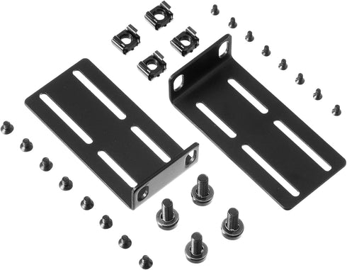 MokerLink Adjustable Rack Mount Ear for 17.3 inch Switches, Compatible with HP/HPE/ProCurve/Aruba Network Switch