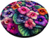 African Violet Flower Decor African Violets House Plants Indoor Flower Garden Art Design PopSockets Standard PopGrip