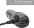 Dash Cam Charger Micro USB, Car Charger with USB Port Compatible with YI, Roav and Most Other Dash Cameras, Sat Navs, Other Android Devices. (11.5FT)