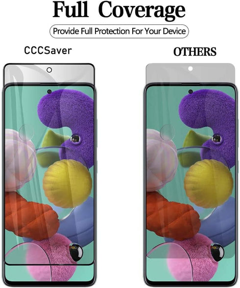 [2 Pack for Samsung Galaxy A14 Tempered Glass Privacy Screen Protector 5G, Anti Spy Black Protect Film, Easy Install
